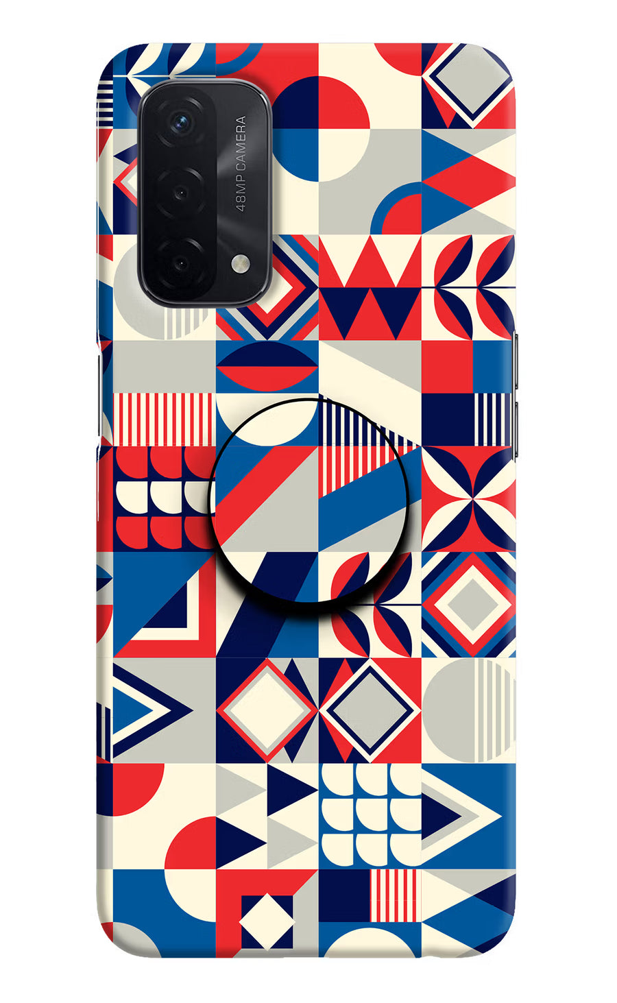 Colorful Pattern Oppo A74 5G Pop Case, Hard case
