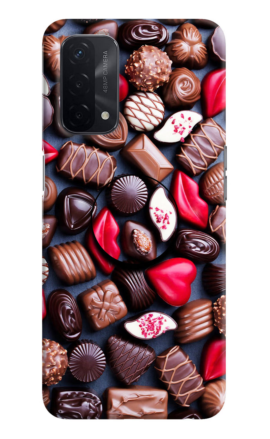 Chocolates Oppo A74 5G Pop Case, Hard case