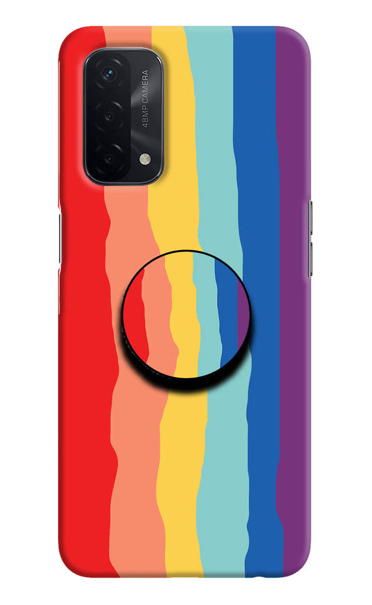 Rainbow Oppo A74 5G Pop Case by Casekaro