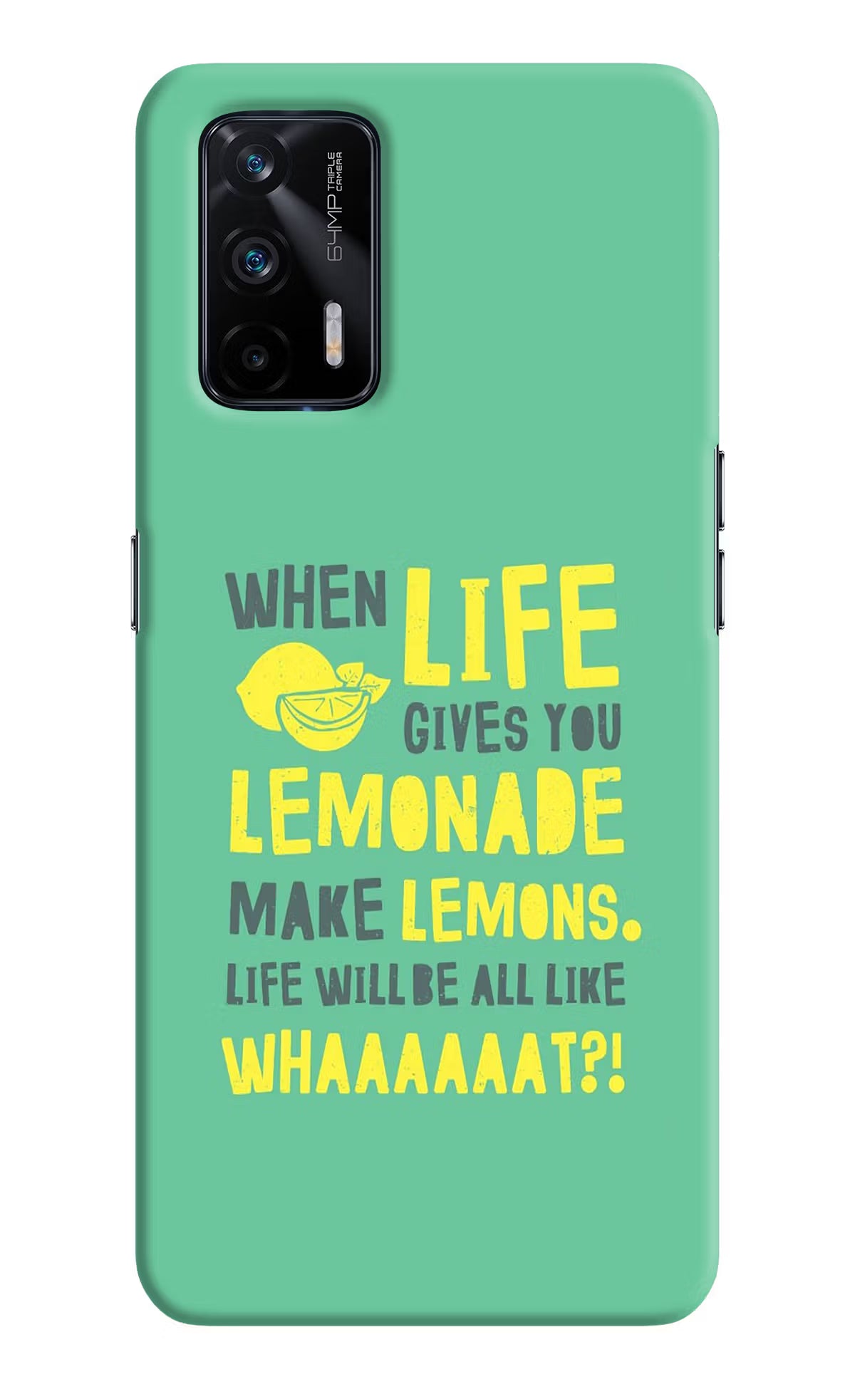 Quote Realme X7 Max Hard Case Back Cover by Casekaro