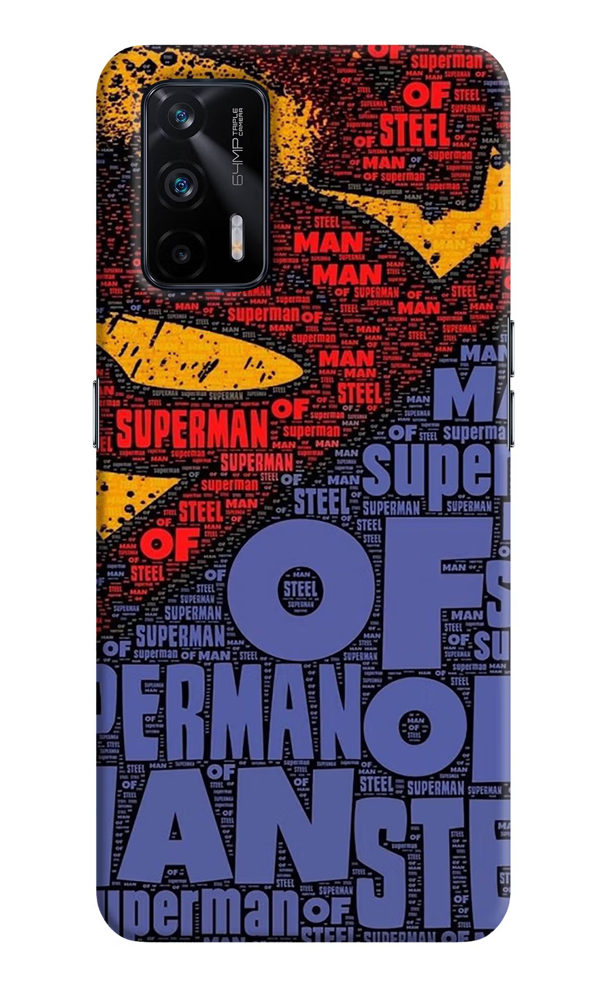 Superman Realme X7 Max Hard Case Back Cover by Casekaro