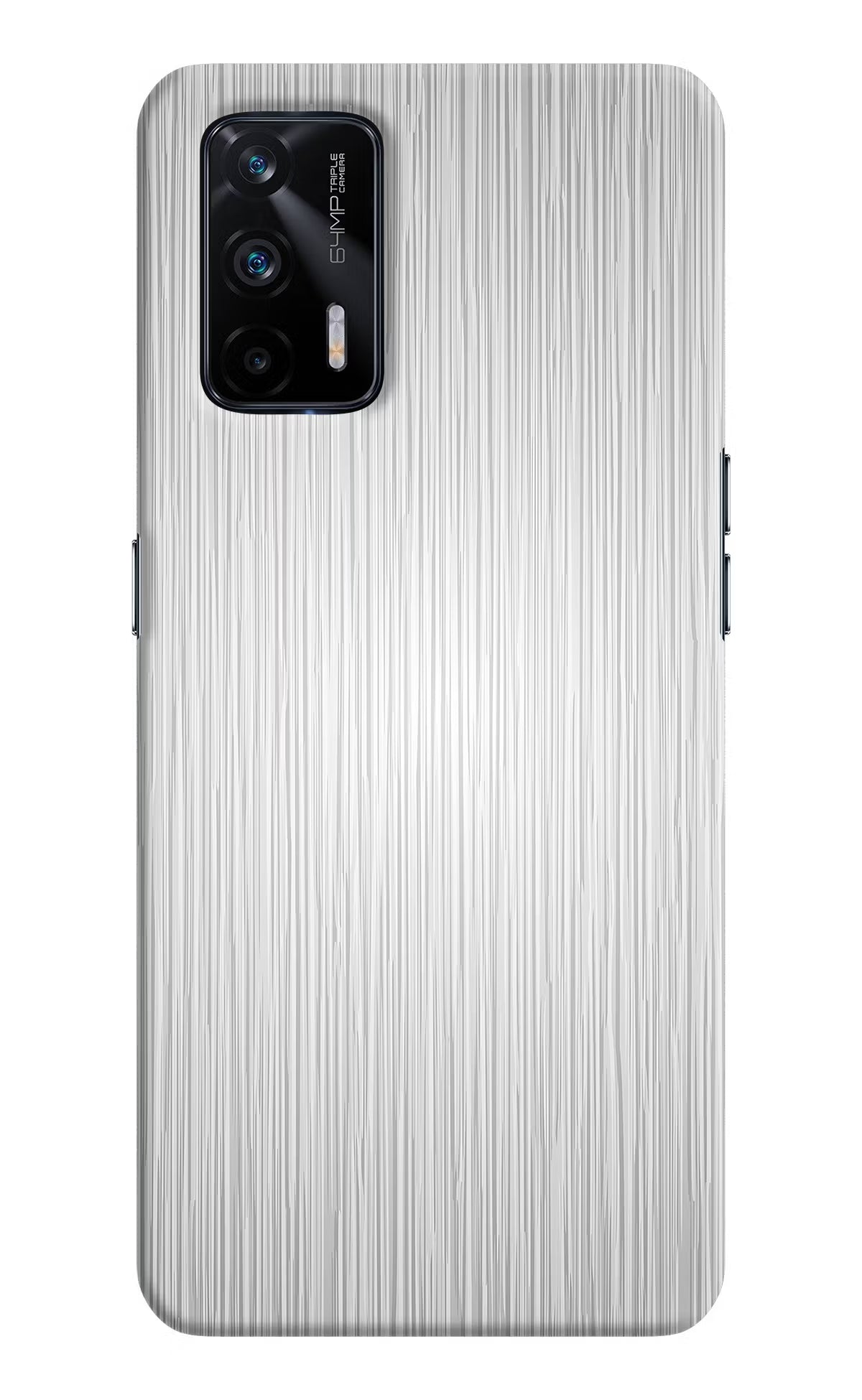 Wooden Grey Texture Realme X7 Max Hard Case Back Cover by Casekaro