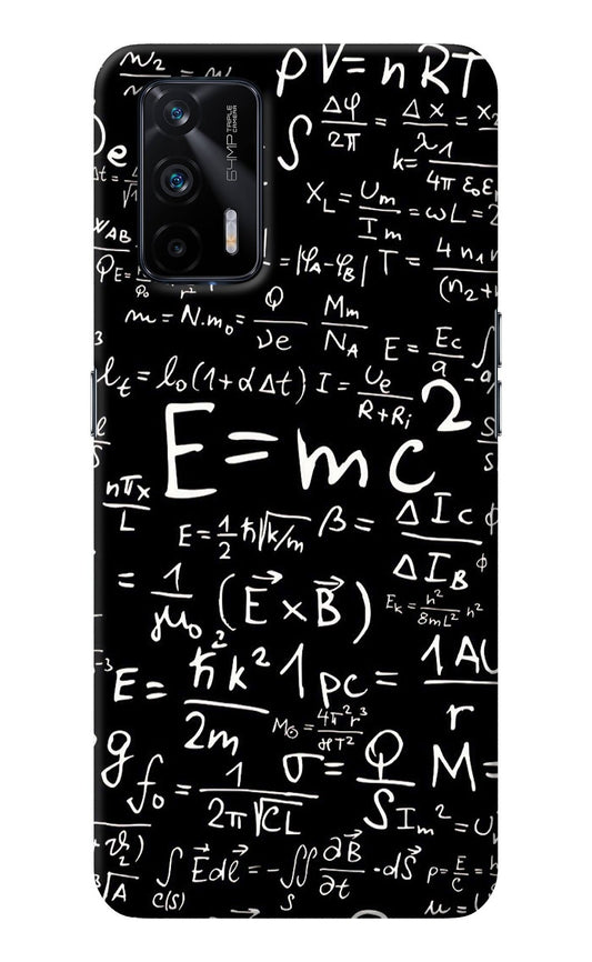 Physics Albert Einstein Formula Realme X7 Max Back Cover