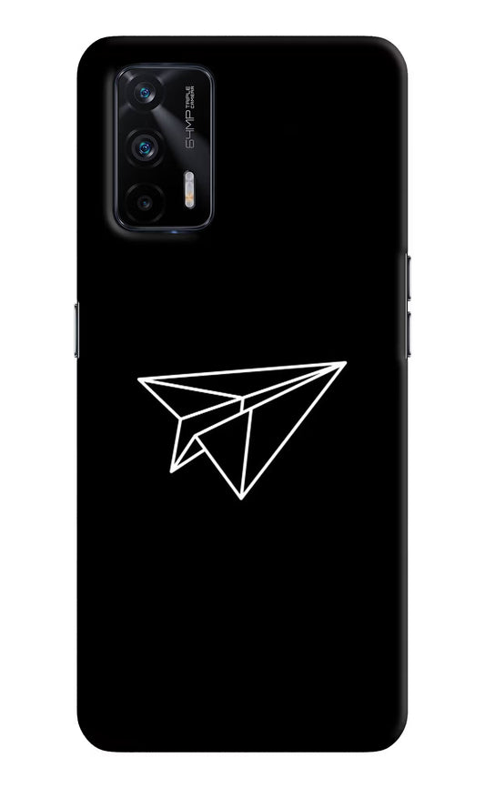 Paper Plane White Realme X7 Max Hard Case Back Cover by Casekaro
