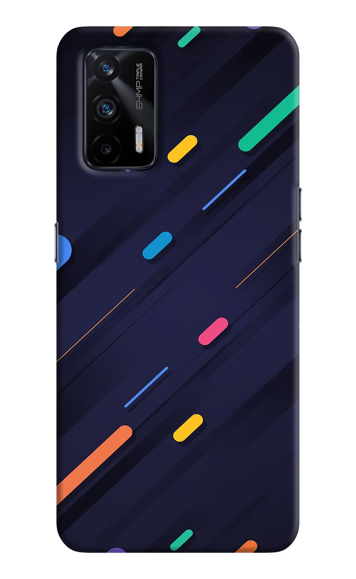 Abstract Design Realme X7 Max Hard Case Back Cover by Casekaro