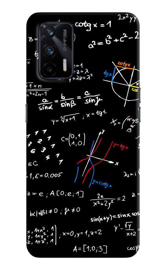 Mathematics Formula Realme X7 Max Hard Case Back Cover by Casekaro