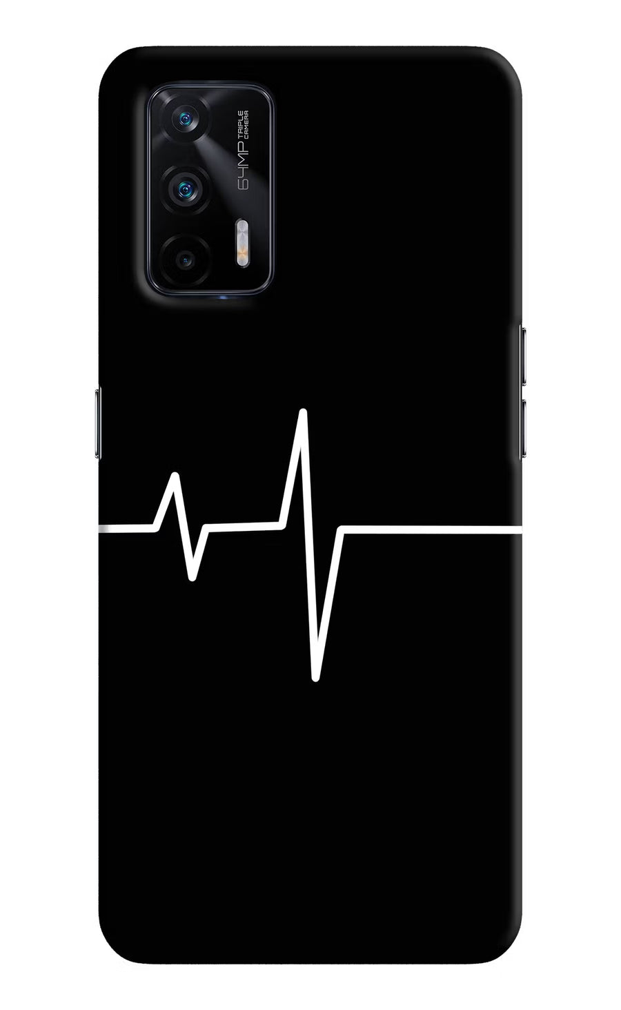 Heart Beats Realme X7 Max Back Cover, Hard case