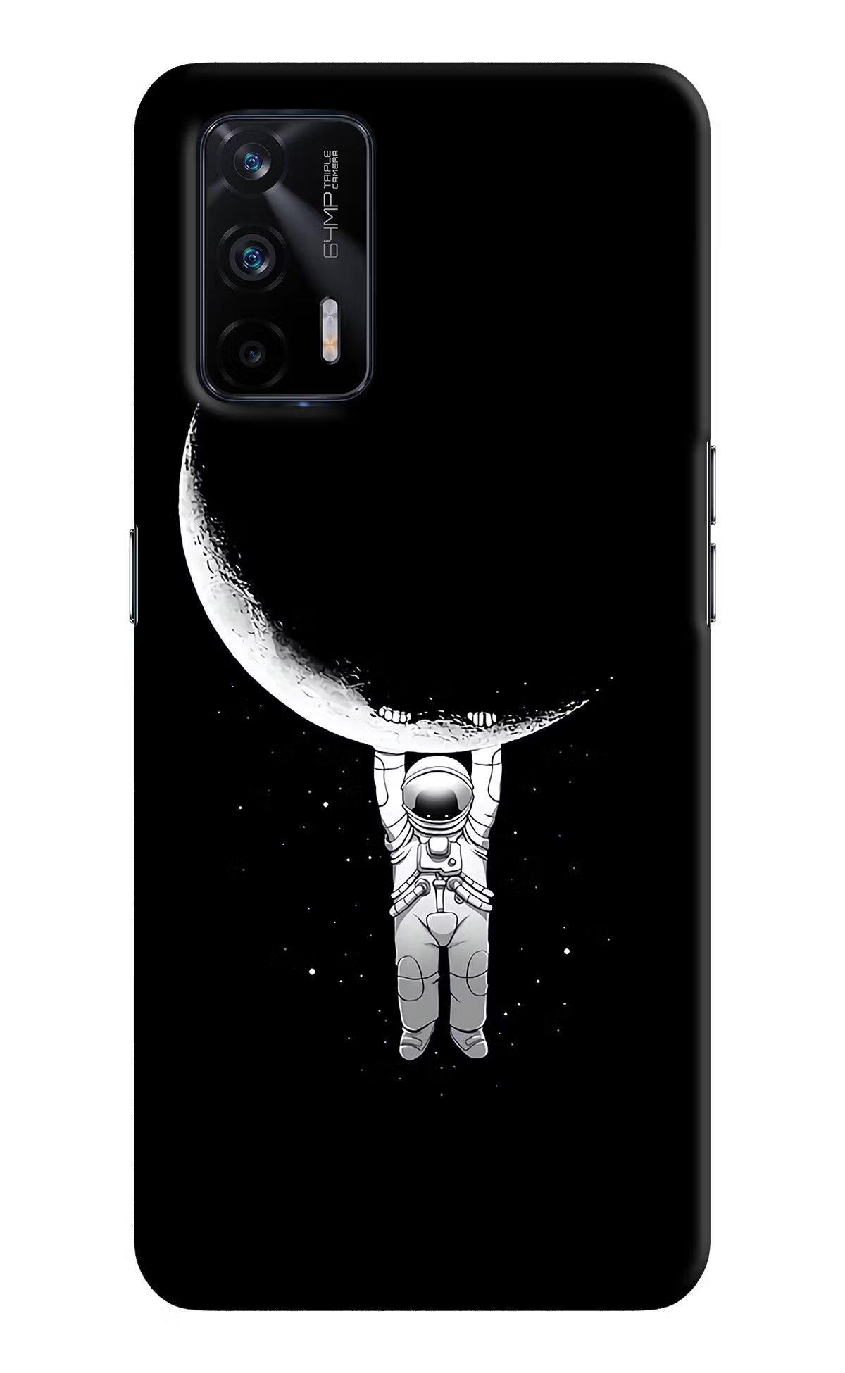 Moon Space Realme X7 Max Hard Case Back Cover by Casekaro