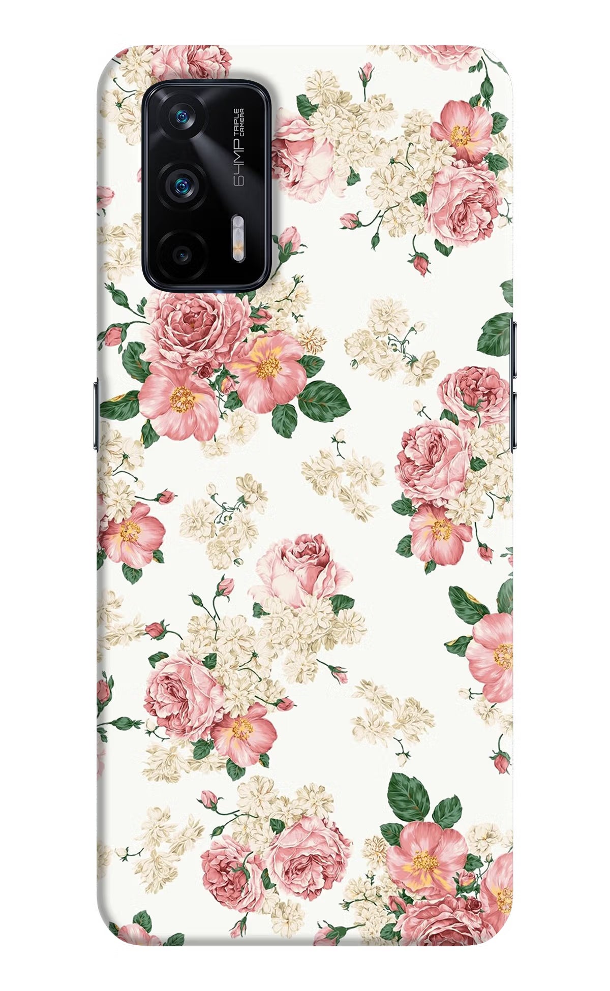 Flowers Realme X7 Max Hard Case Back Cover by Casekaro