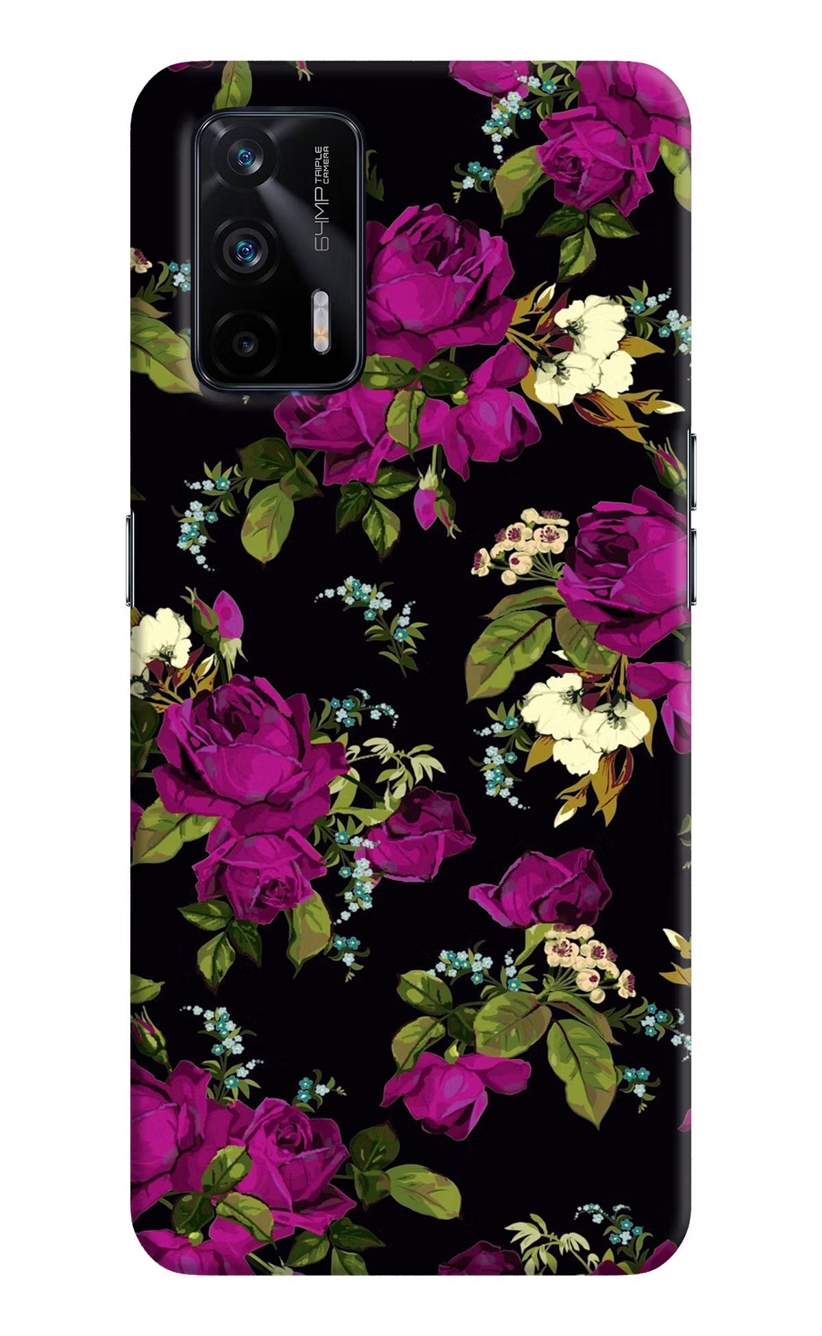 Flowers Realme X7 Max Hard Case Back Cover by Casekaro