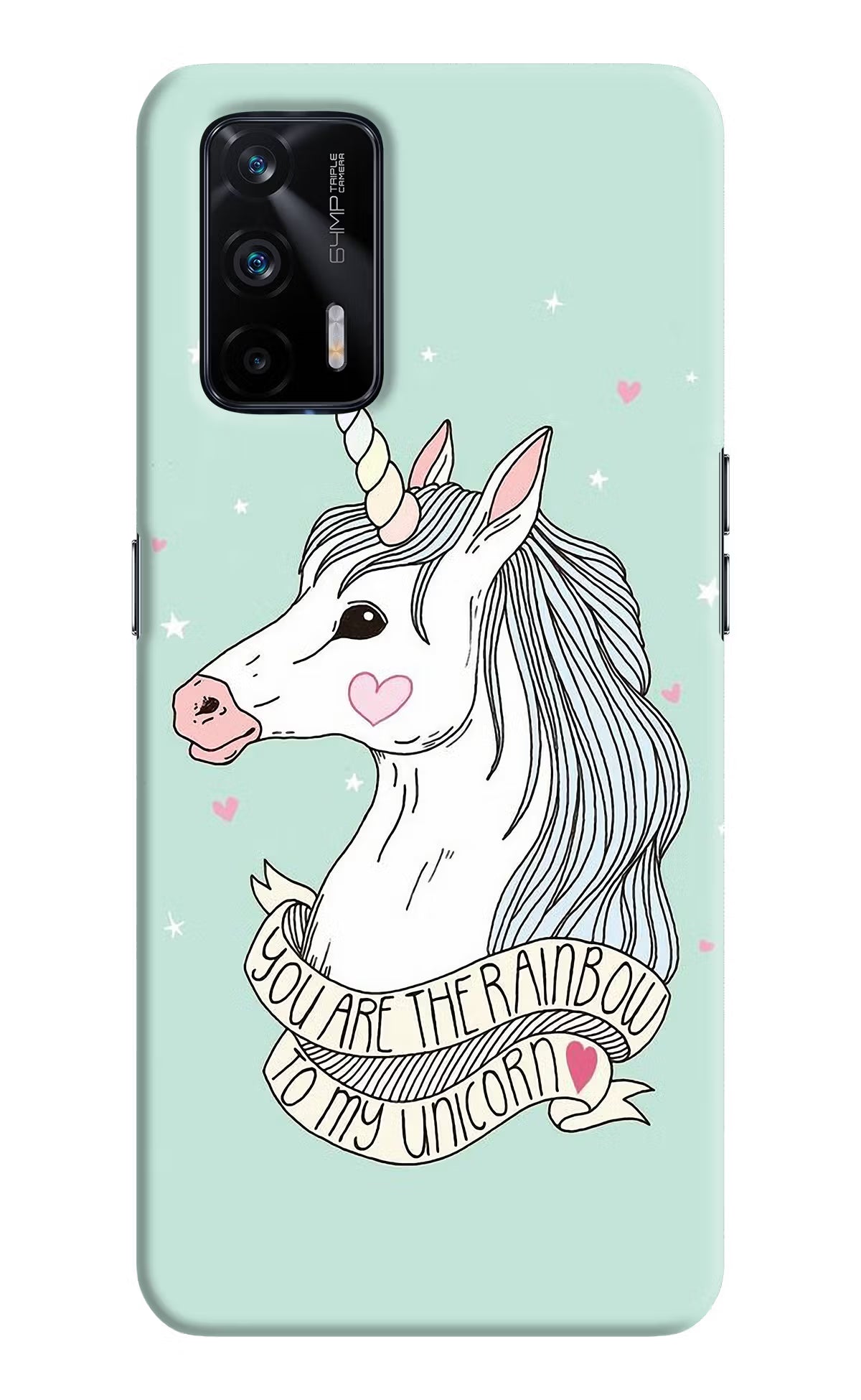 Unicorn Wallpaper Realme X7 Max Hard Case Back Cover by Casekaro