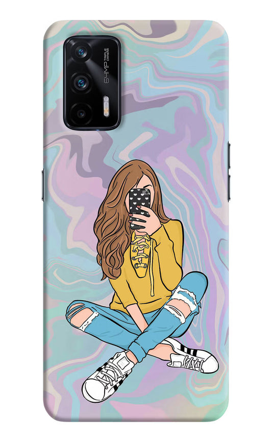 Selfie Girl Realme X7 Max Hard Case Back Cover by Casekaro