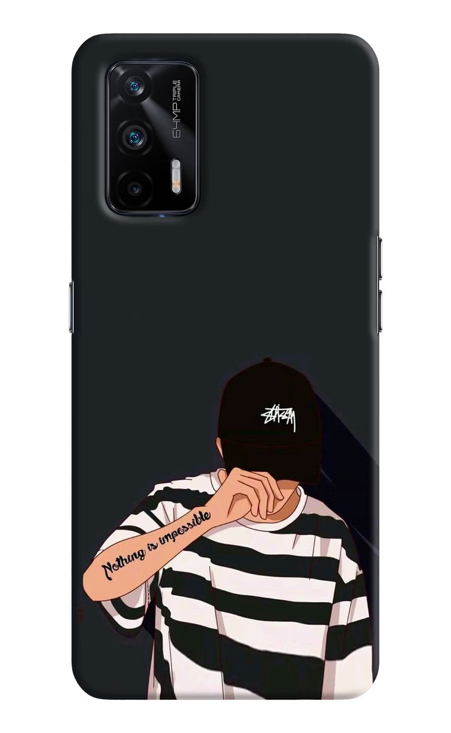 Aesthetic Boy Realme X7 Max Back Cover, Hard case