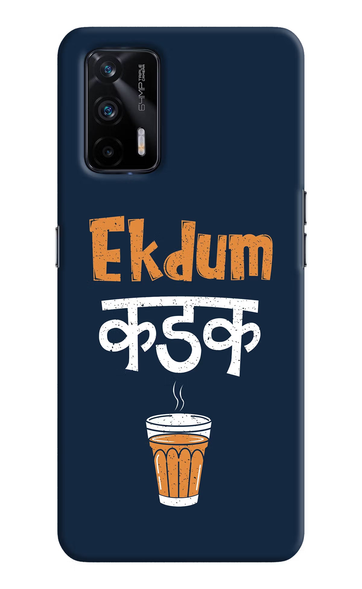 Ekdum Kadak Chai Realme X7 Max Hard Case Back Cover by Casekaro