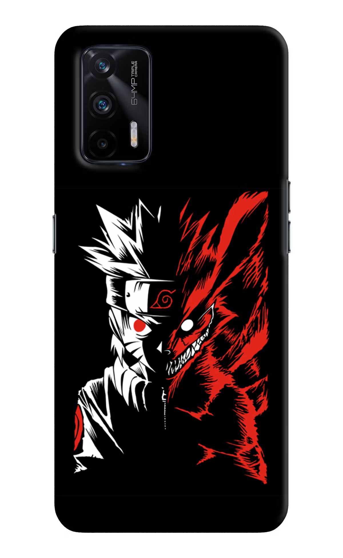 Naruto Two Face Realme X7 Max Hard Case Back Cover by Casekaro
