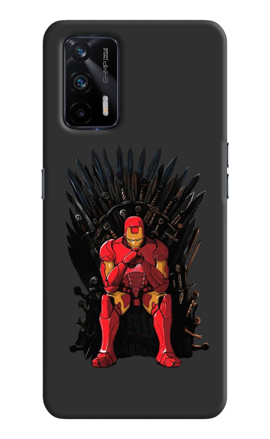 Ironman Throne Realme X7 Max Back Cover, Hard case
