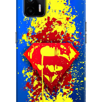 Superman logo Realme X7 Max Hard Case Back Cover by Casekaro