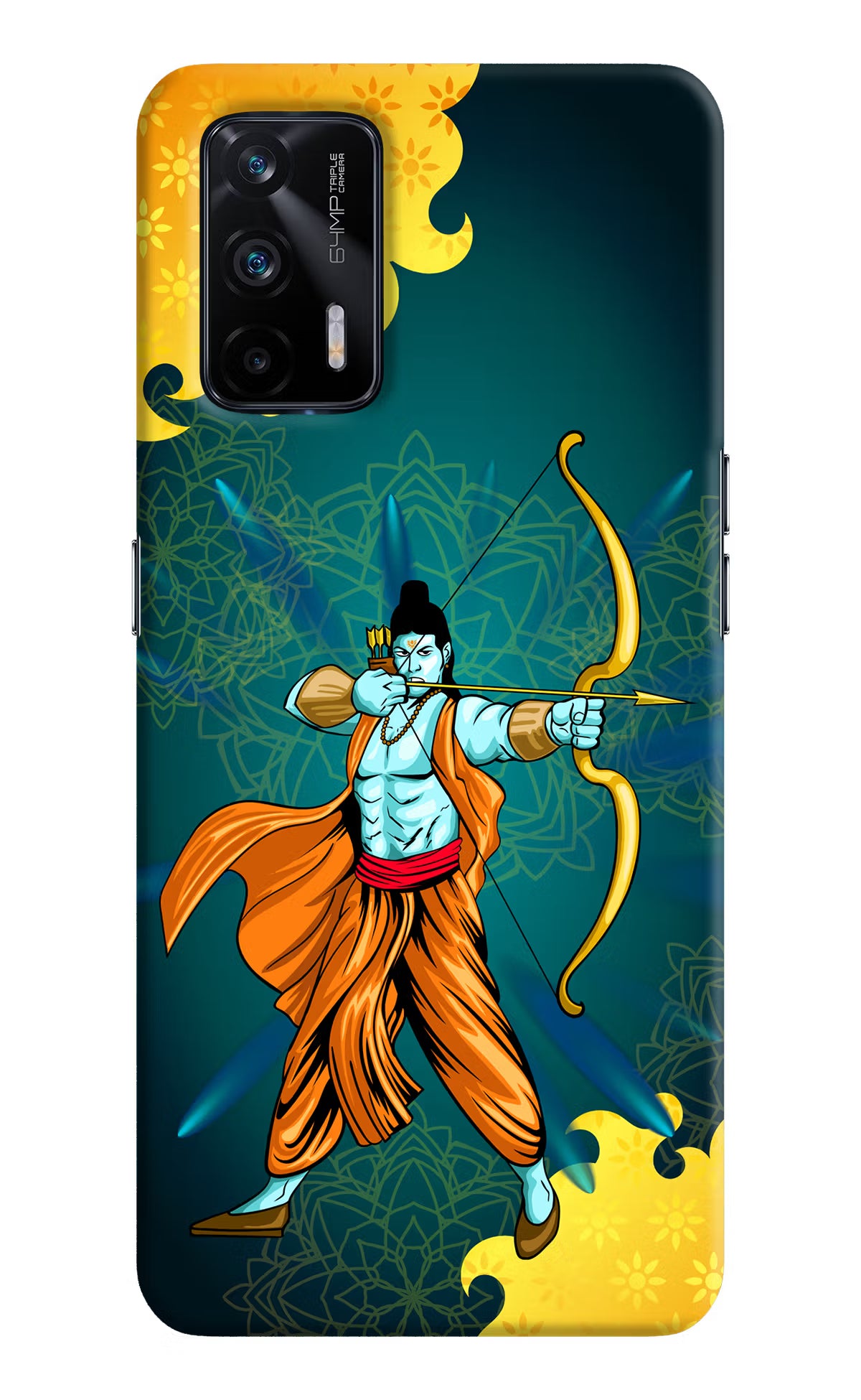 Lord Ram - 6 Realme X7 Max Hard Case Back Cover by Casekaro