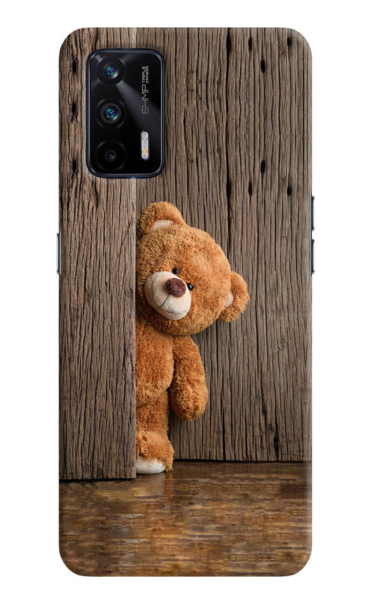 Teddy Wooden Realme X7 Max Hard Case Back Cover by Casekaro