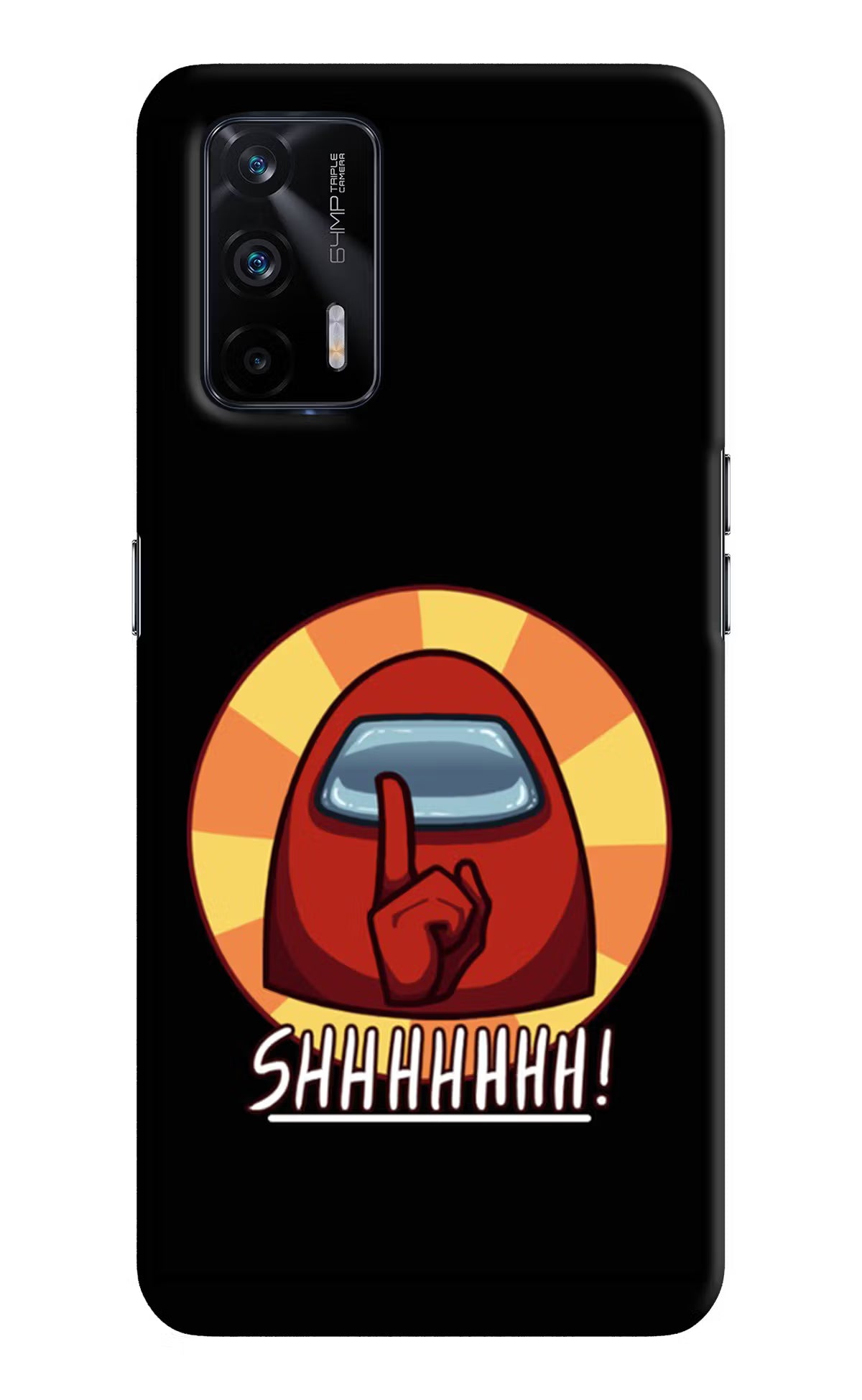 Among Us Shhh! Realme X7 Max Hard Case Back Cover by Casekaro