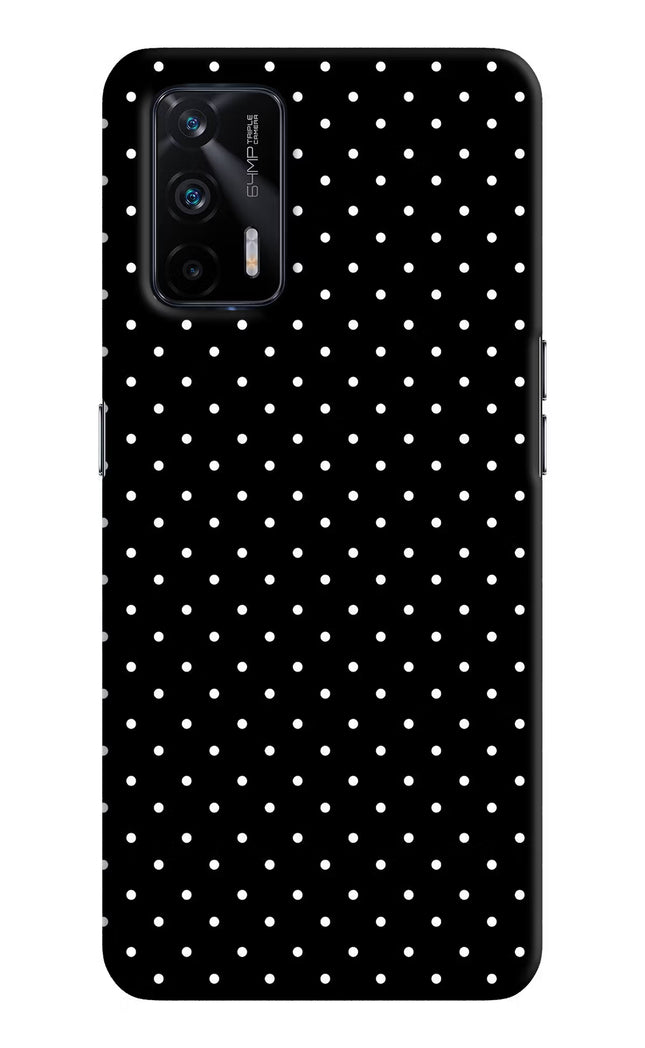White Dots Realme X7 Max Hard Case Back Cover by Casekaro