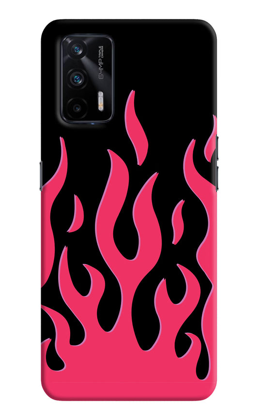 Fire Flames Realme X7 Max Hard Case Back Cover by Casekaro