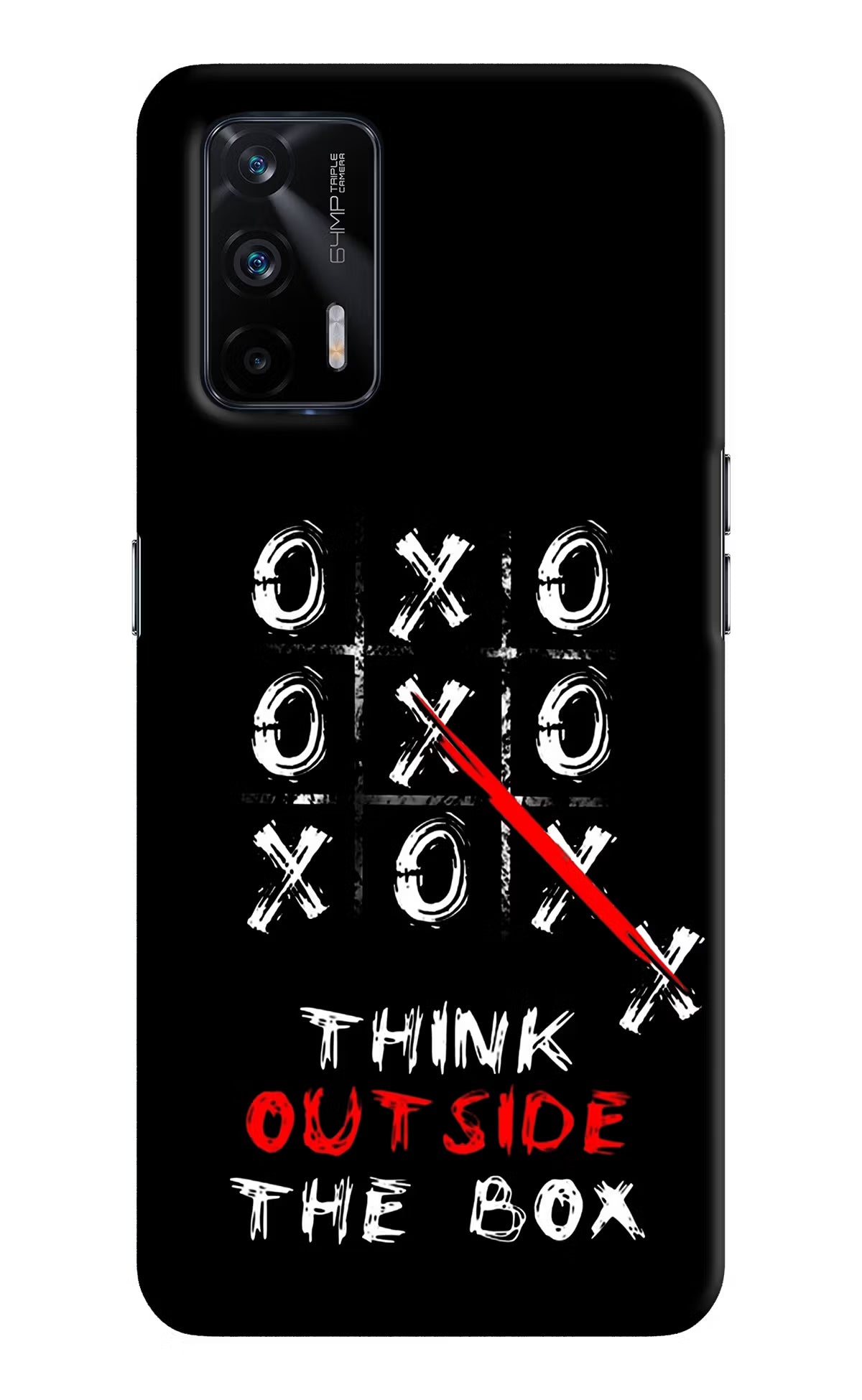 Think out of the BOX Realme X7 Max Hard Case Back Cover by Casekaro