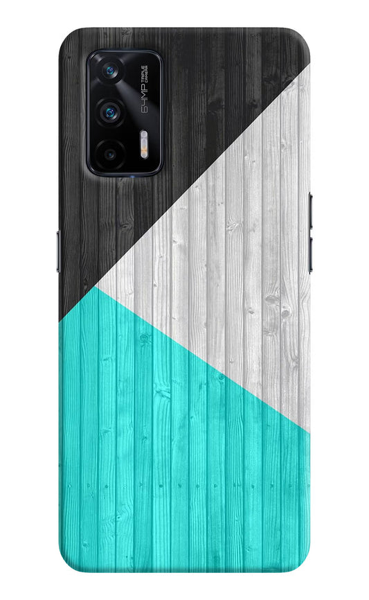Wooden Abstract Realme X7 Max Hard Case Back Cover by Casekaro