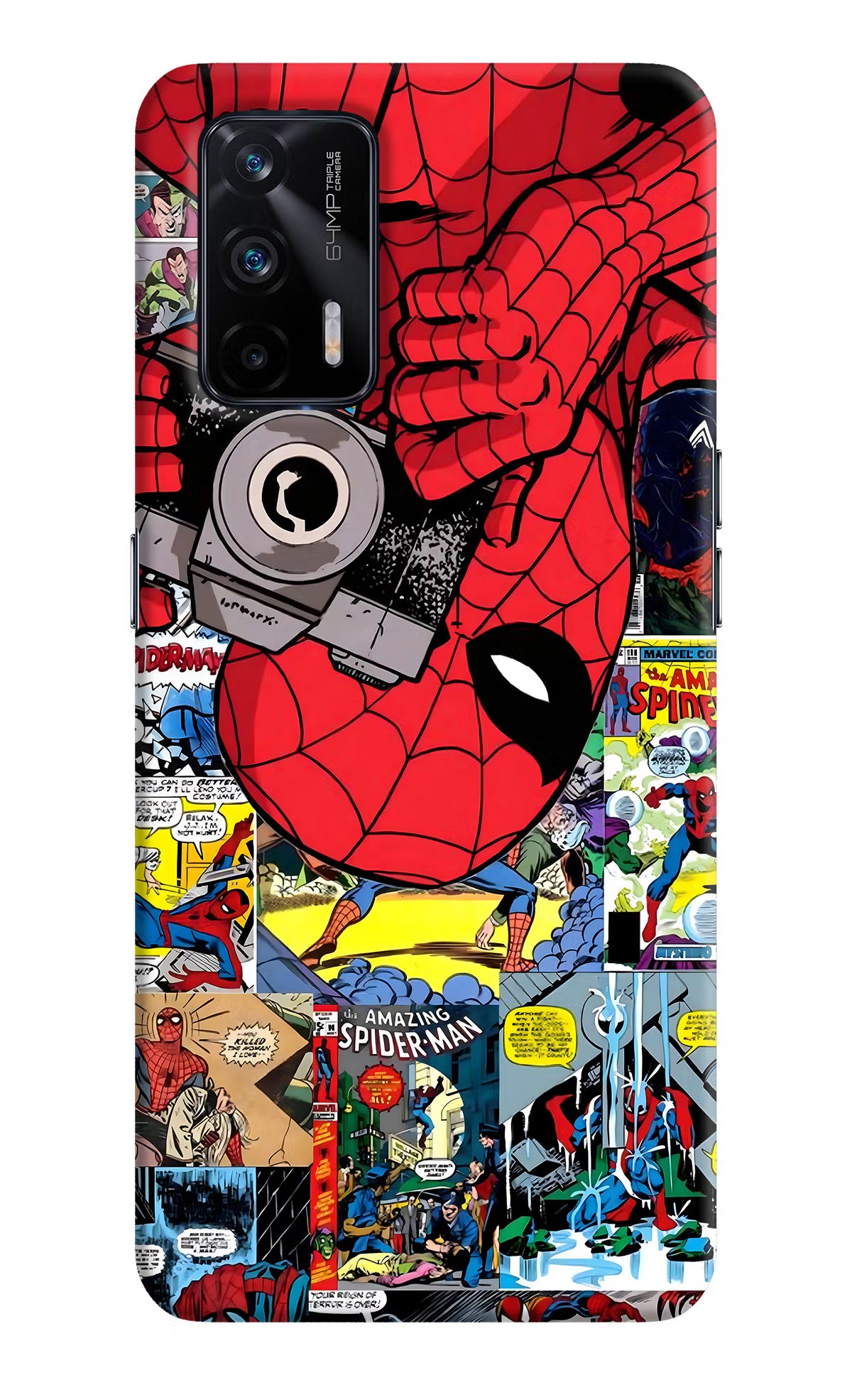 Spider Man Realme X7 Max Hard Case Back Cover by Casekaro