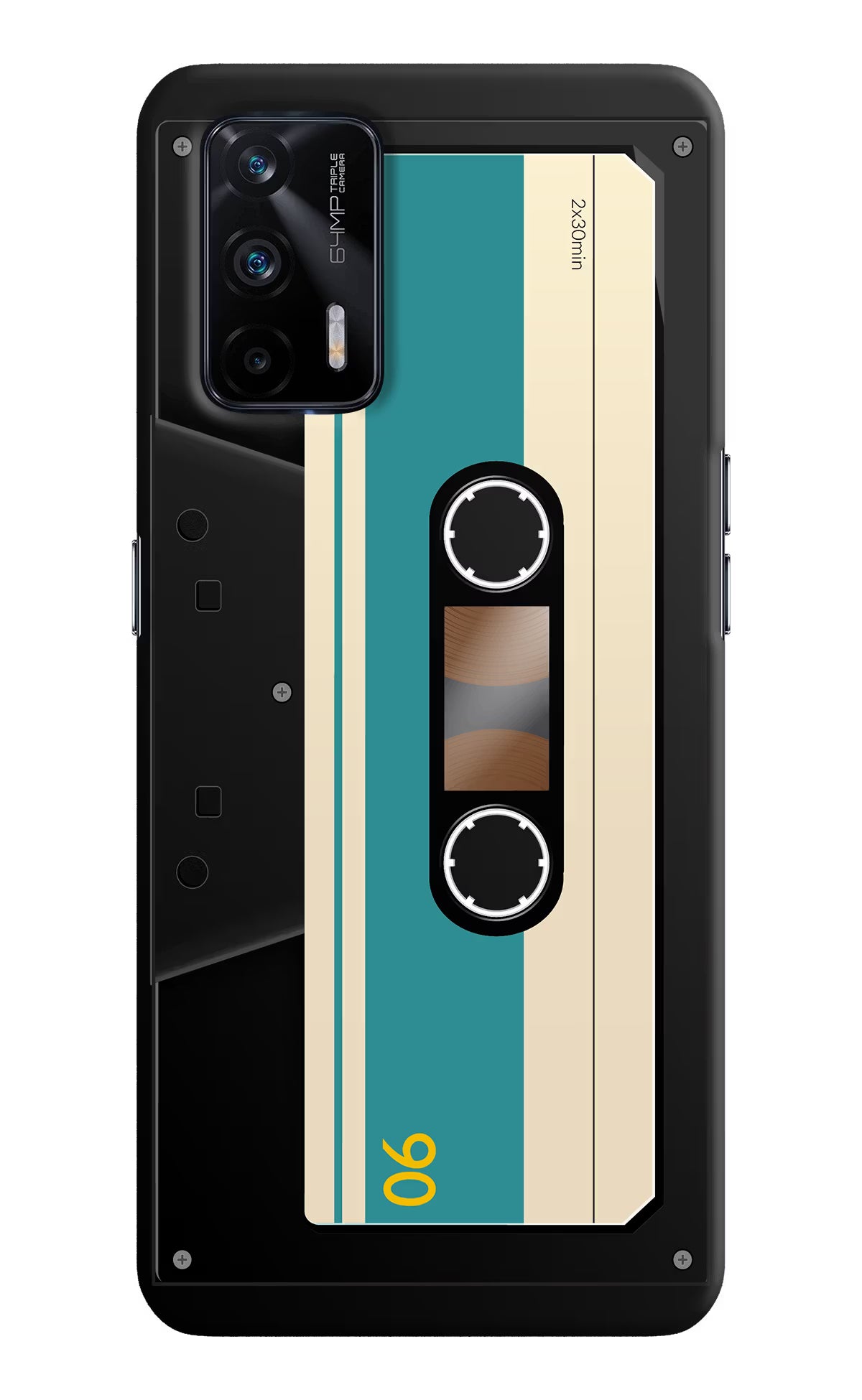 Cassette Realme X7 Max Hard Case Back Cover by Casekaro