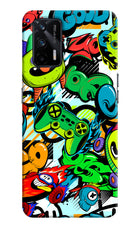 Game Doodle Realme X7 Max Hard Case Back Cover by Casekaro