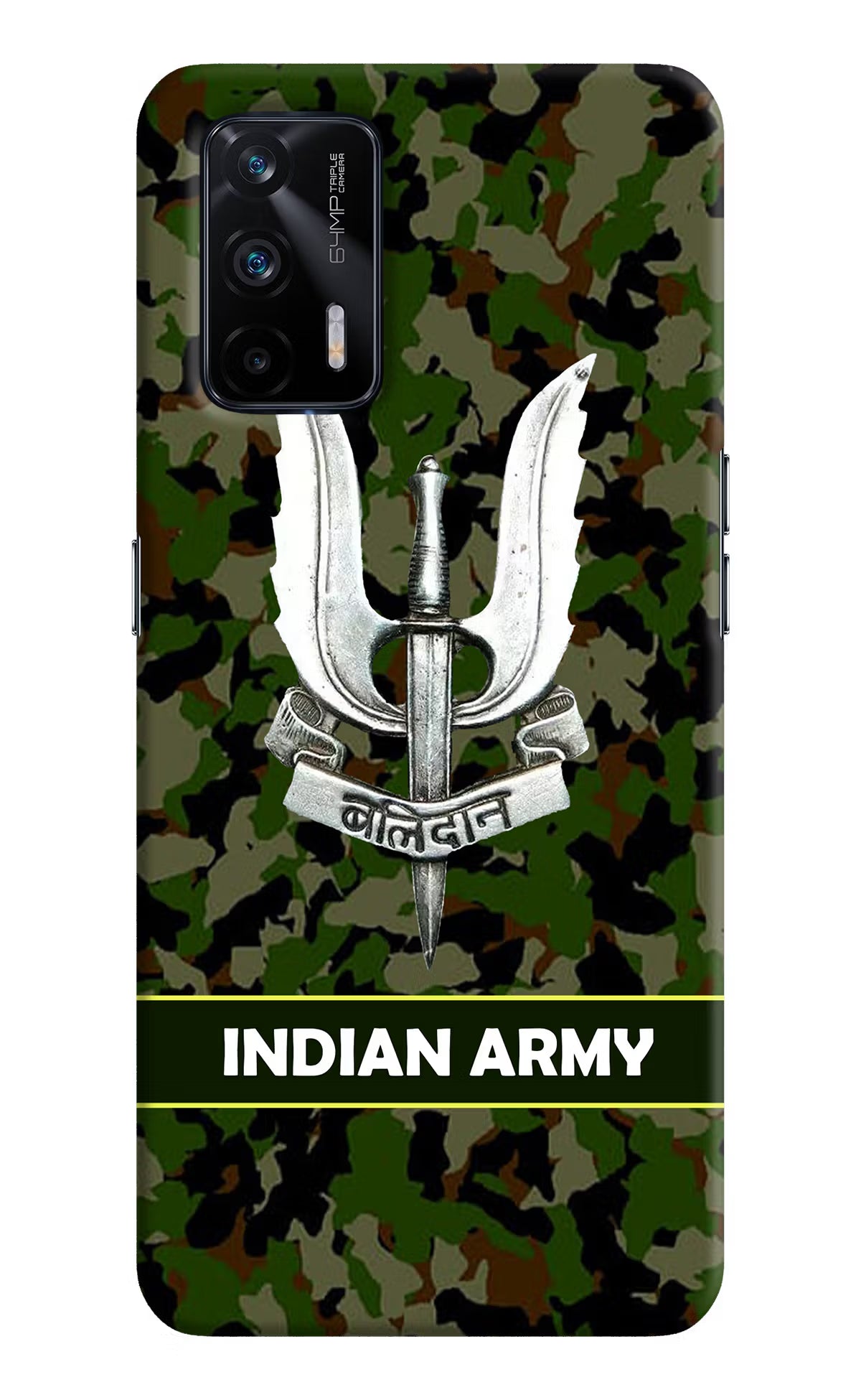 Balidan Indian Logo Realme X7 Max Hard Case Back Cover by Casekaro