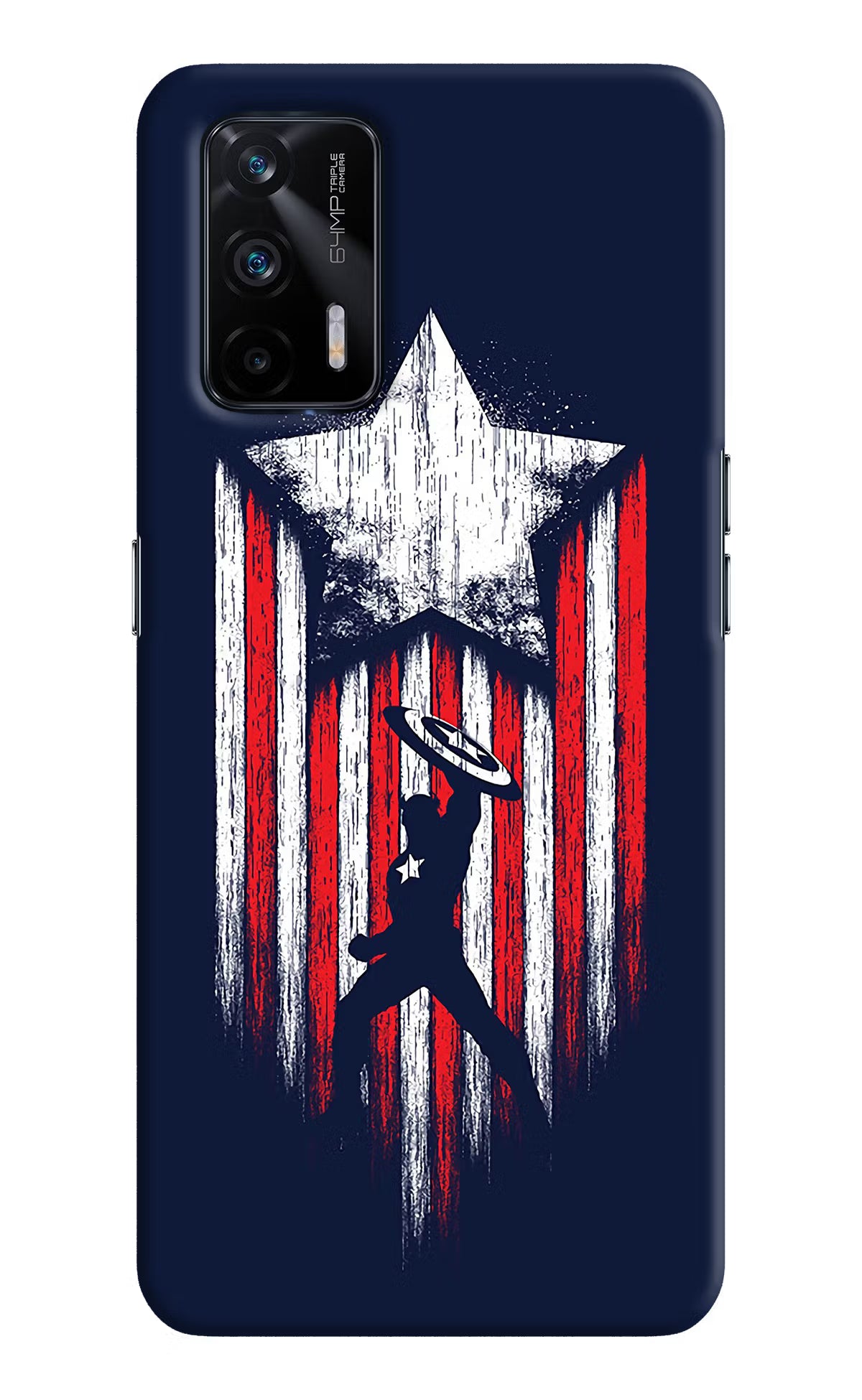 Captain America Marvel Art Realme X7 Max Hard Case Back Cover by Casekaro