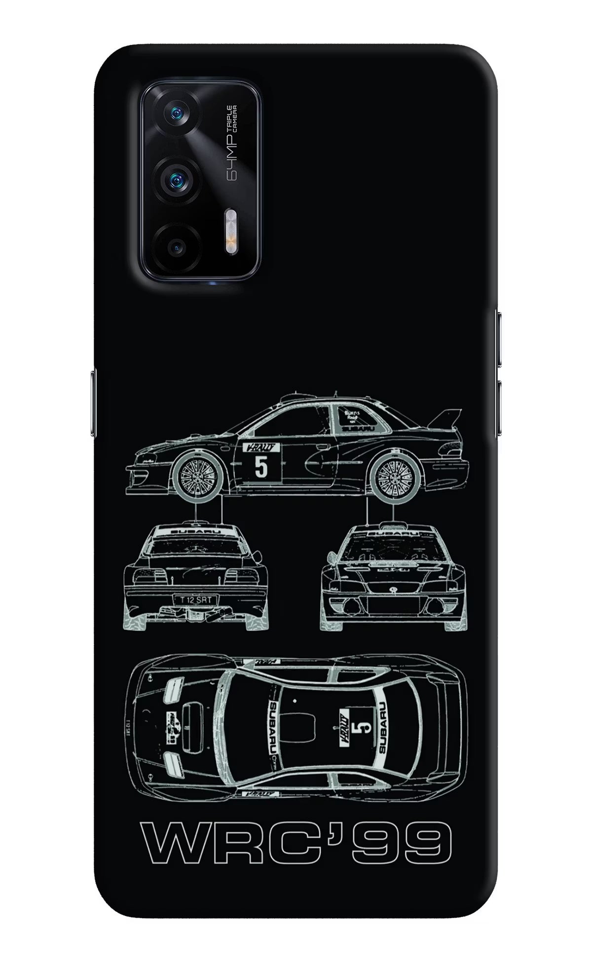 WRC'99 Realme X7 Max Hard Case Back Cover by Casekaro