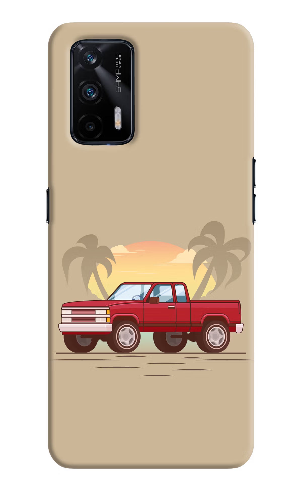 Desert Classic Drive Realme X7 Max Hard Case Back Cover by Casekaro