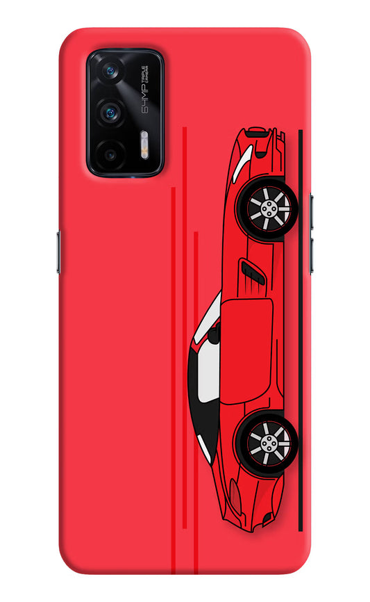 Red Velocity Realme X7 Max Hard Case Back Cover by Casekaro