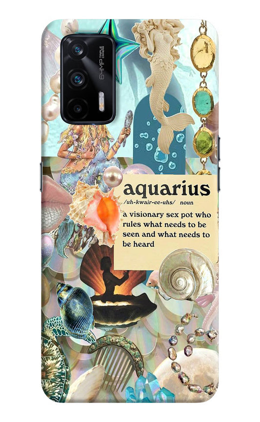 Aquarius Zodiac Realme X7 Max Hard Case Back Cover by Casekaro