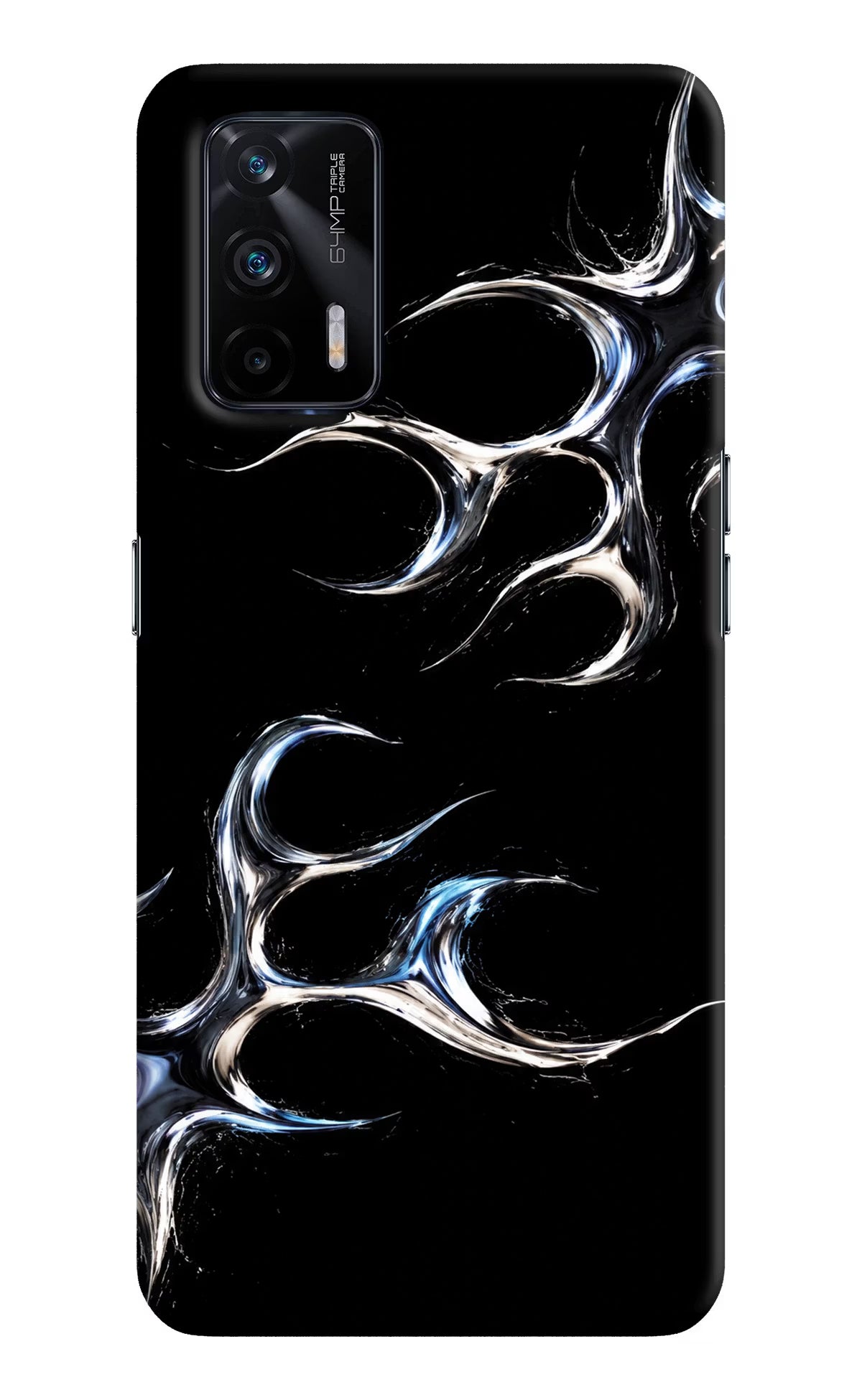Chrome Tribal Realme X7 Max Hard Case Back Cover by Casekaro