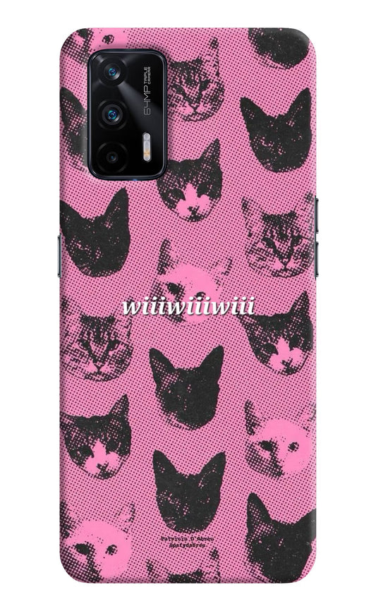 Pink Cats Realme X7 Max Hard Case Back Cover by Casekaro