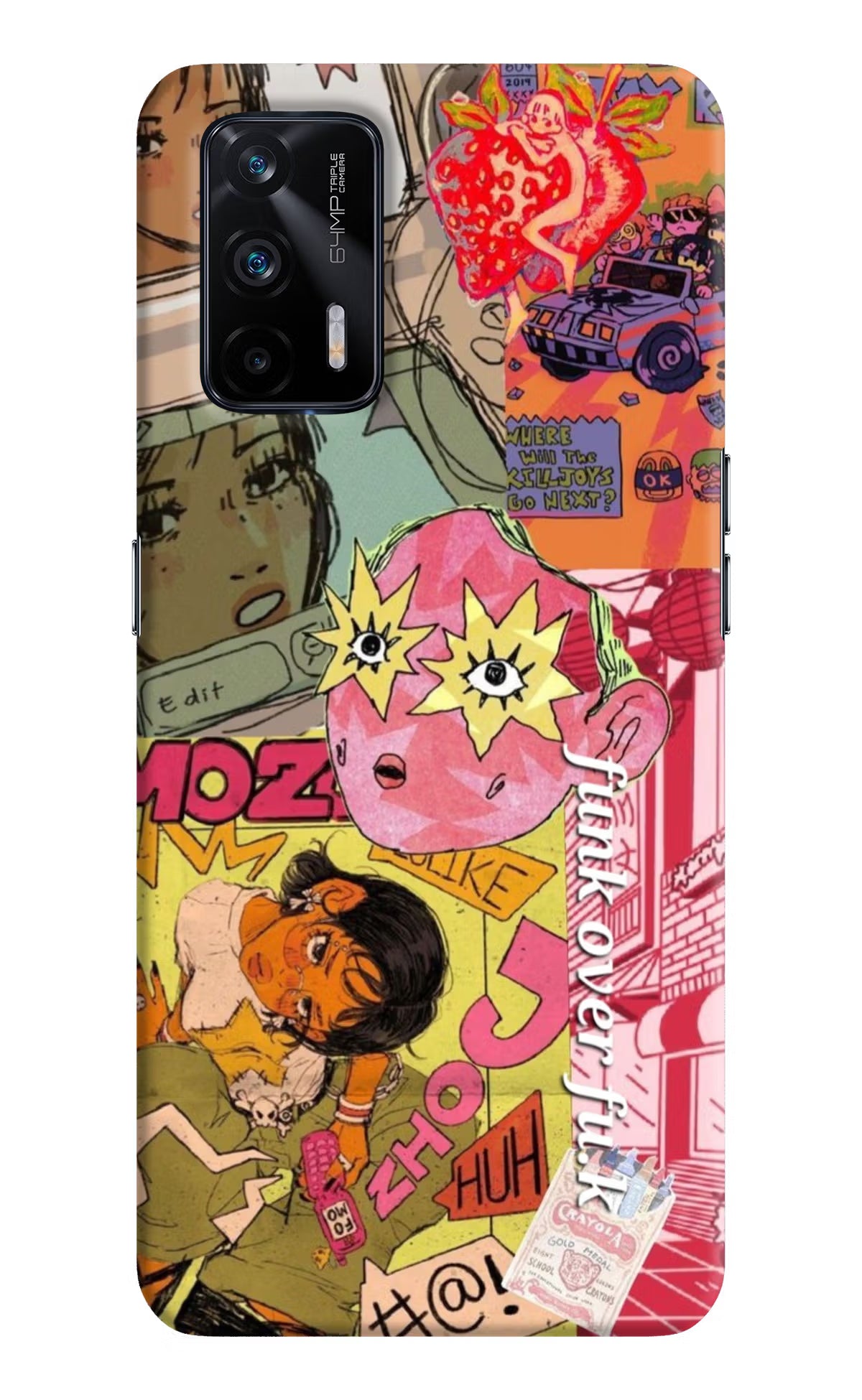 Funkover Realme X7 Max Back Cover