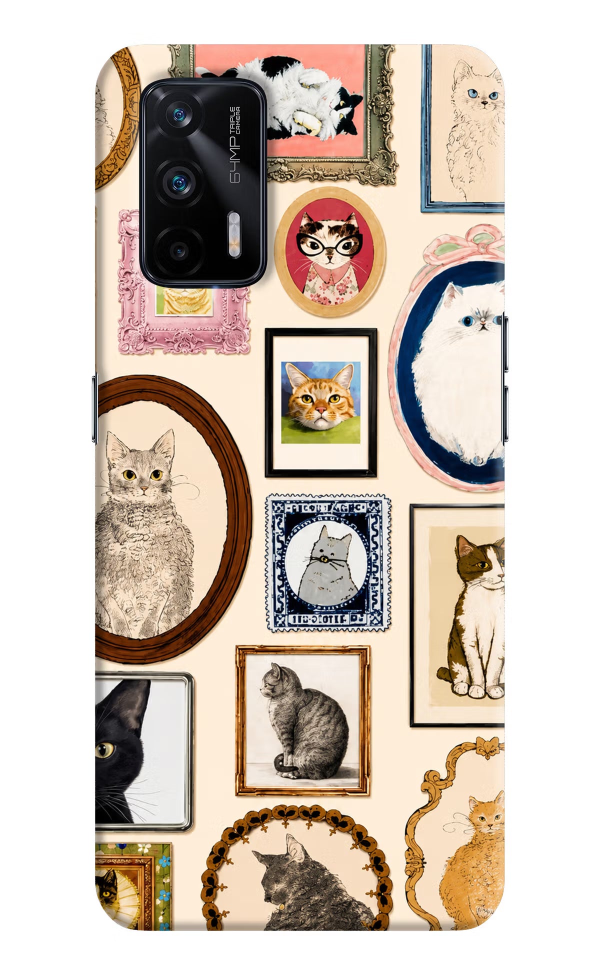 Mirror Cats Realme X7 Max Back Cover