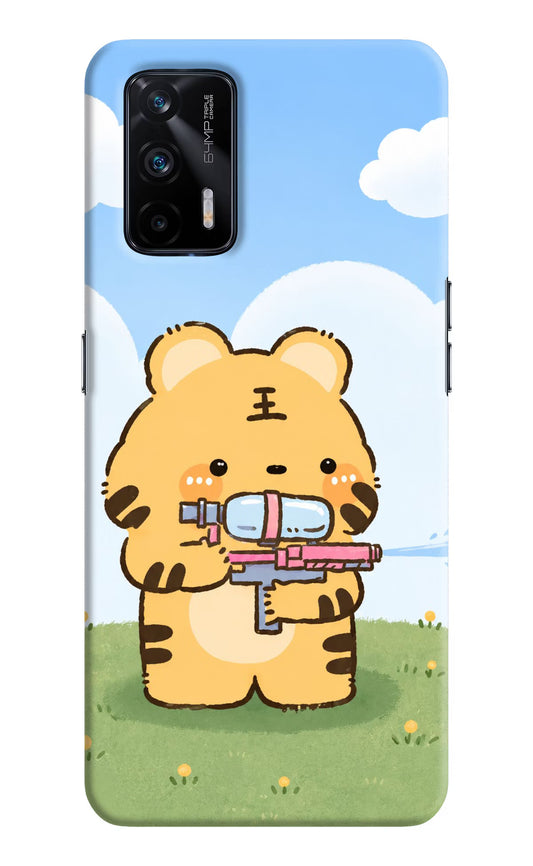 Tiger Treat Realme X7 Max Hard Case Back Cover by Casekaro