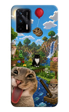 Minecraft Cat Chaos Realme X7 Max Hard Case Back Cover by Casekaro