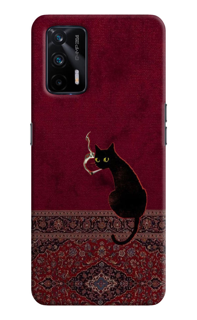 Midnight Cat Realme X7 Max Hard Case Back Cover by Casekaro
