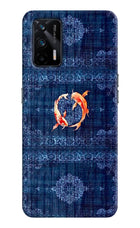 Koi Blue Realme X7 Max Back Cover