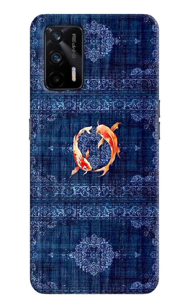Koi Blue Realme X7 Max Hard Case Back Cover by Casekaro