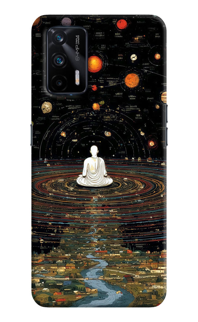 Space Monk Realme X7 Max Hard Case Back Cover by Casekaro