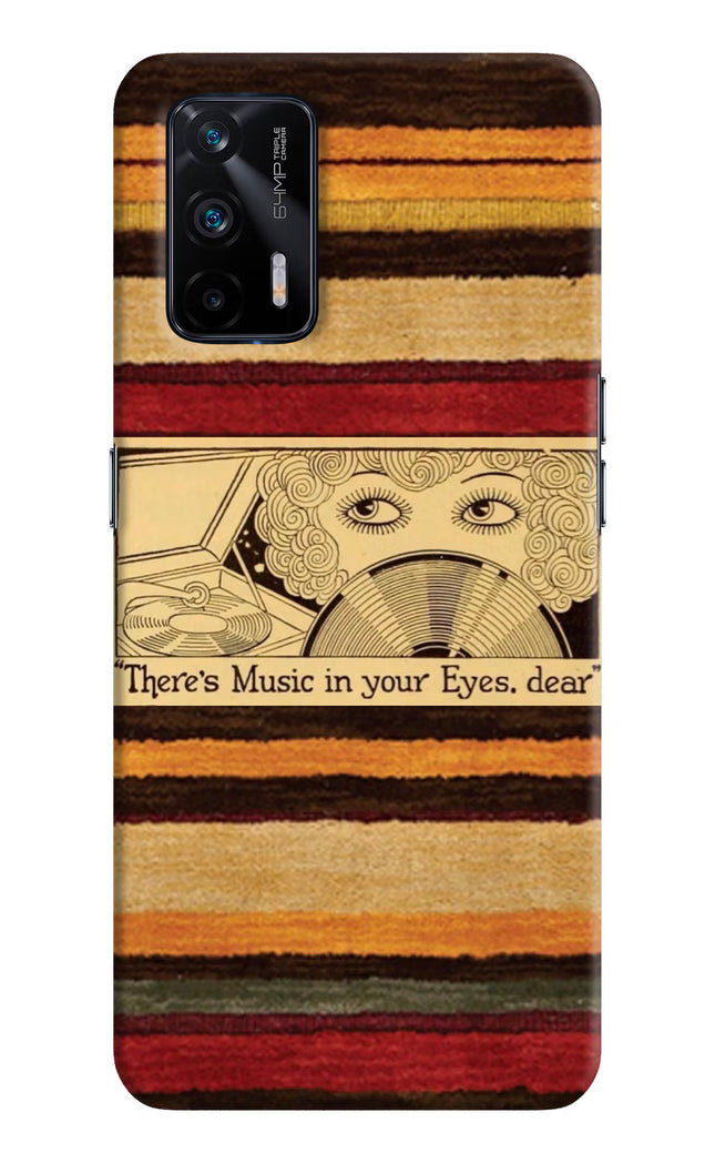 Vinyl Stripes Realme X7 Max Hard Case Back Cover by Casekaro