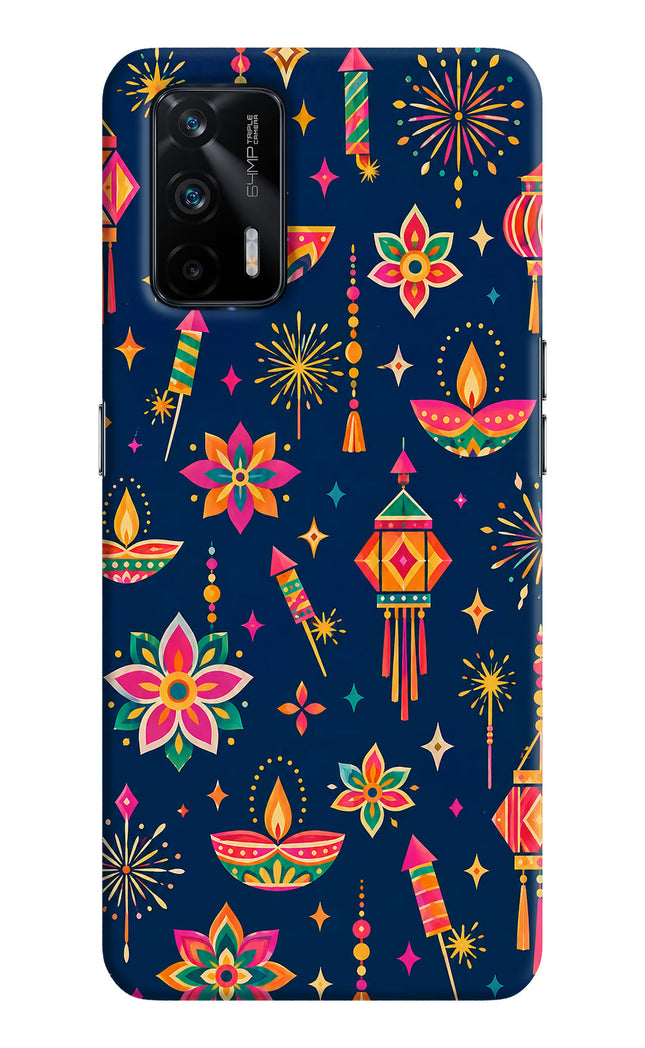 Festive Pop Realme X7 Max Hard Case Back Cover by Casekaro
