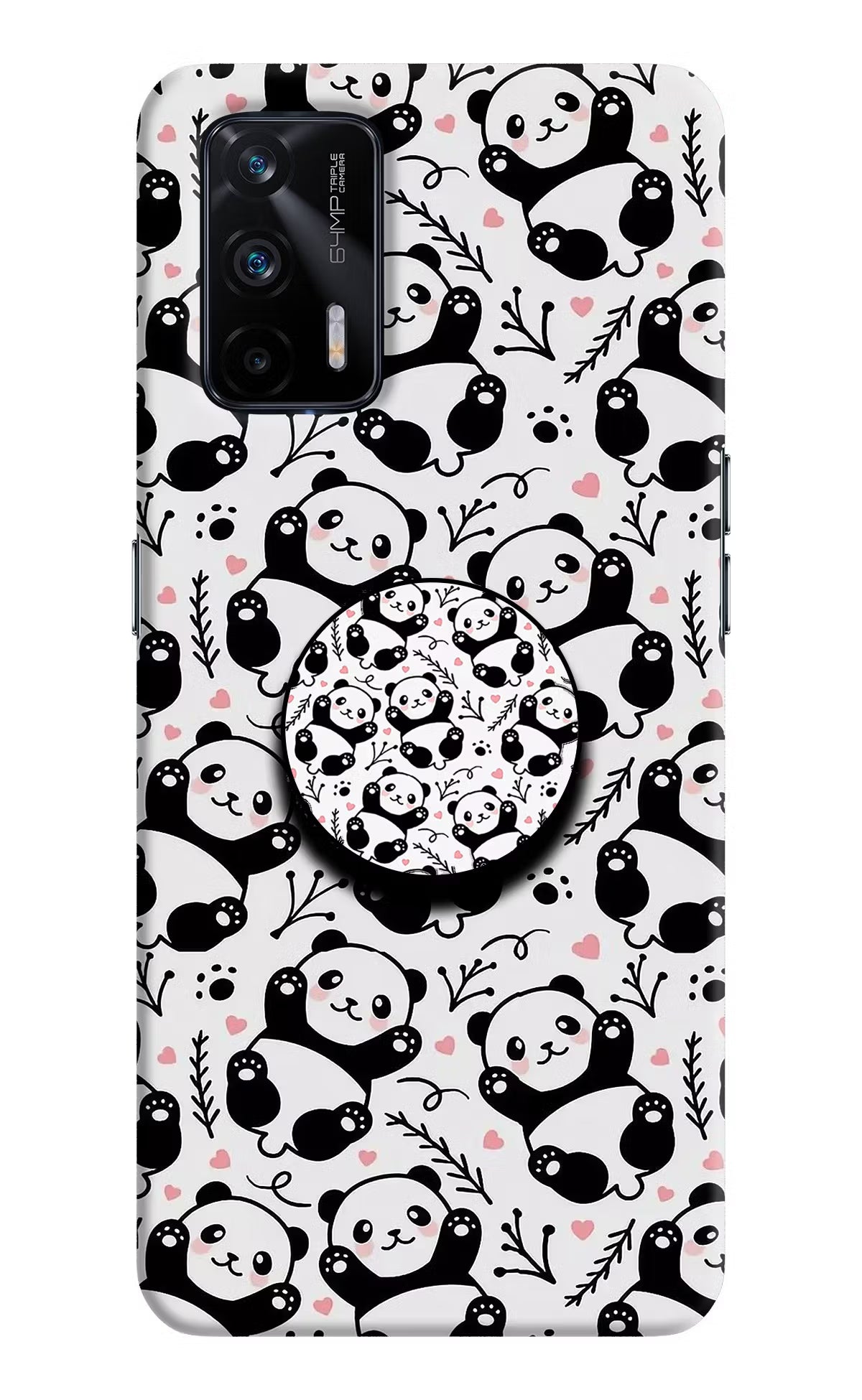 Cute Panda Realme X7 Max Pop Case by Casekaro